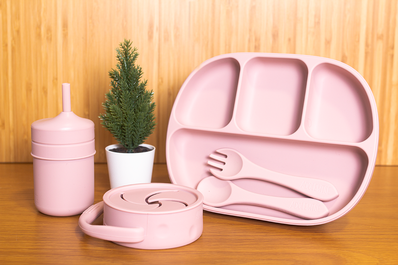 First Dinnerware Set - Dusty Pink