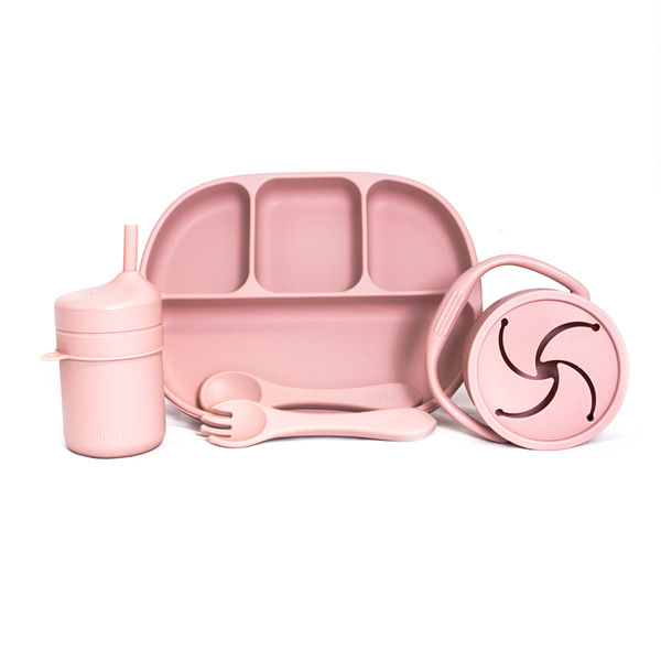 First Dinnerware Set - Dusty Pink