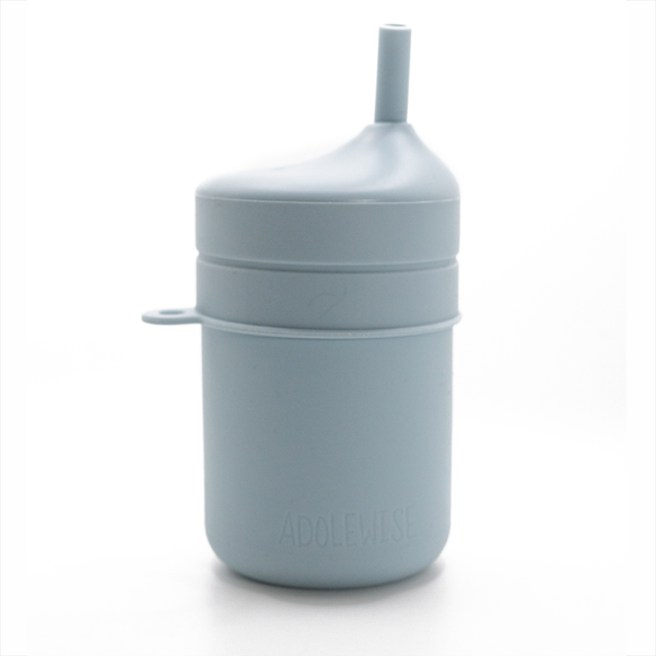 Dusty Blue Sippy Cups