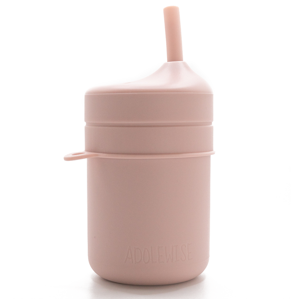 Dusty Pink Sippy Cups